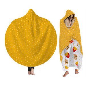 Mc Donalds Brand - RARE Uber Eats 2019 Promo - Big Mac Hooded Blanket